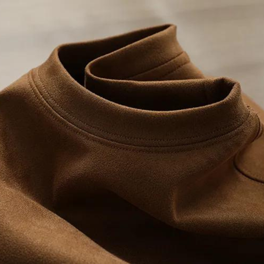 Unikke Suede T-shirt i ruskind til mænd