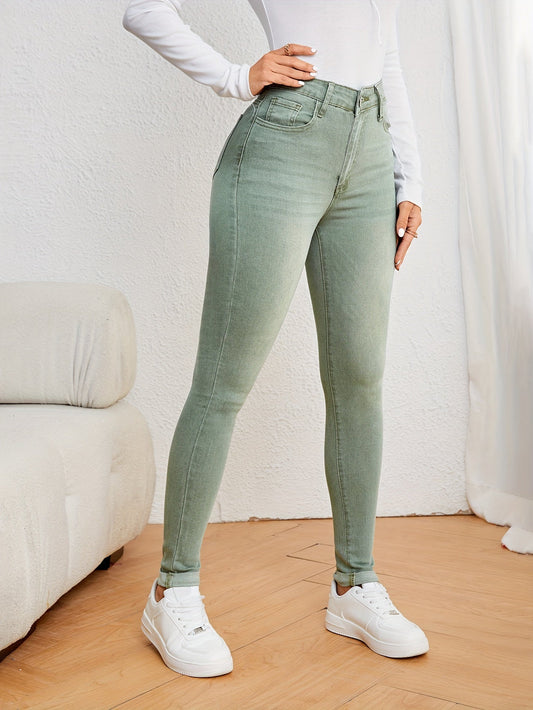 Stilfulde højtaljede jeans til kvinder
