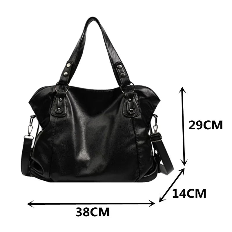 Elegant hobo-skuldertaske til kvinder