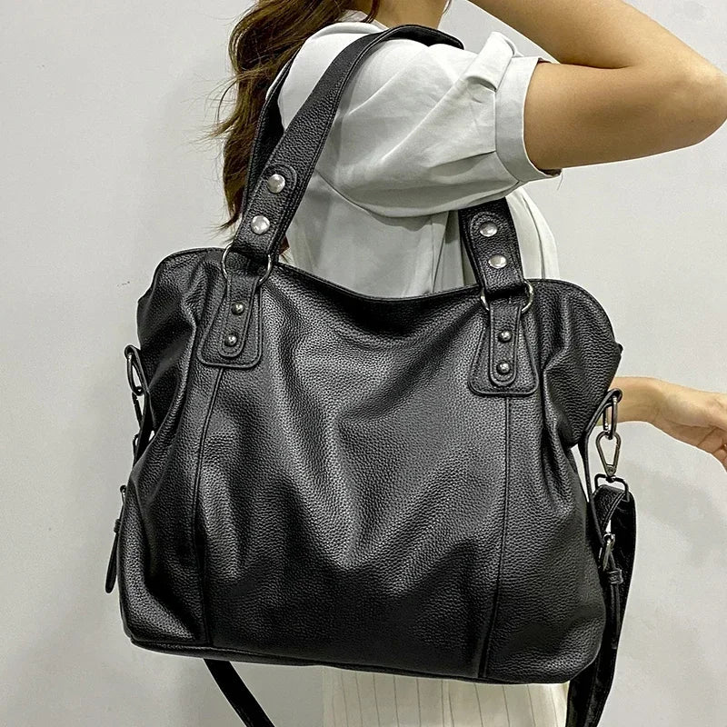 Elegant hobo-skuldertaske til kvinder
