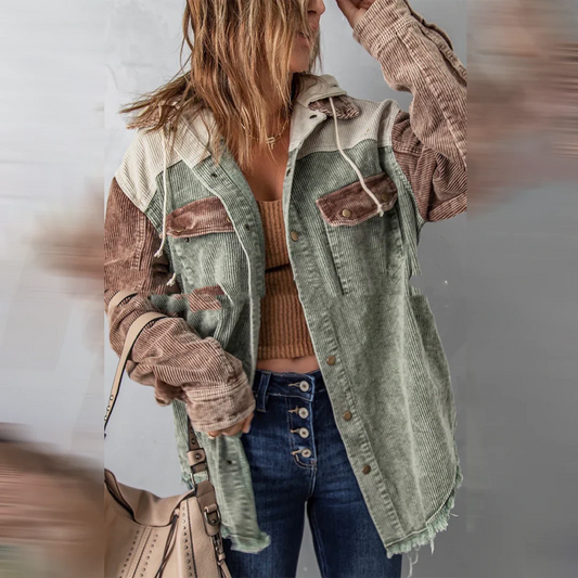 Fashion Distressed langærmet frakke