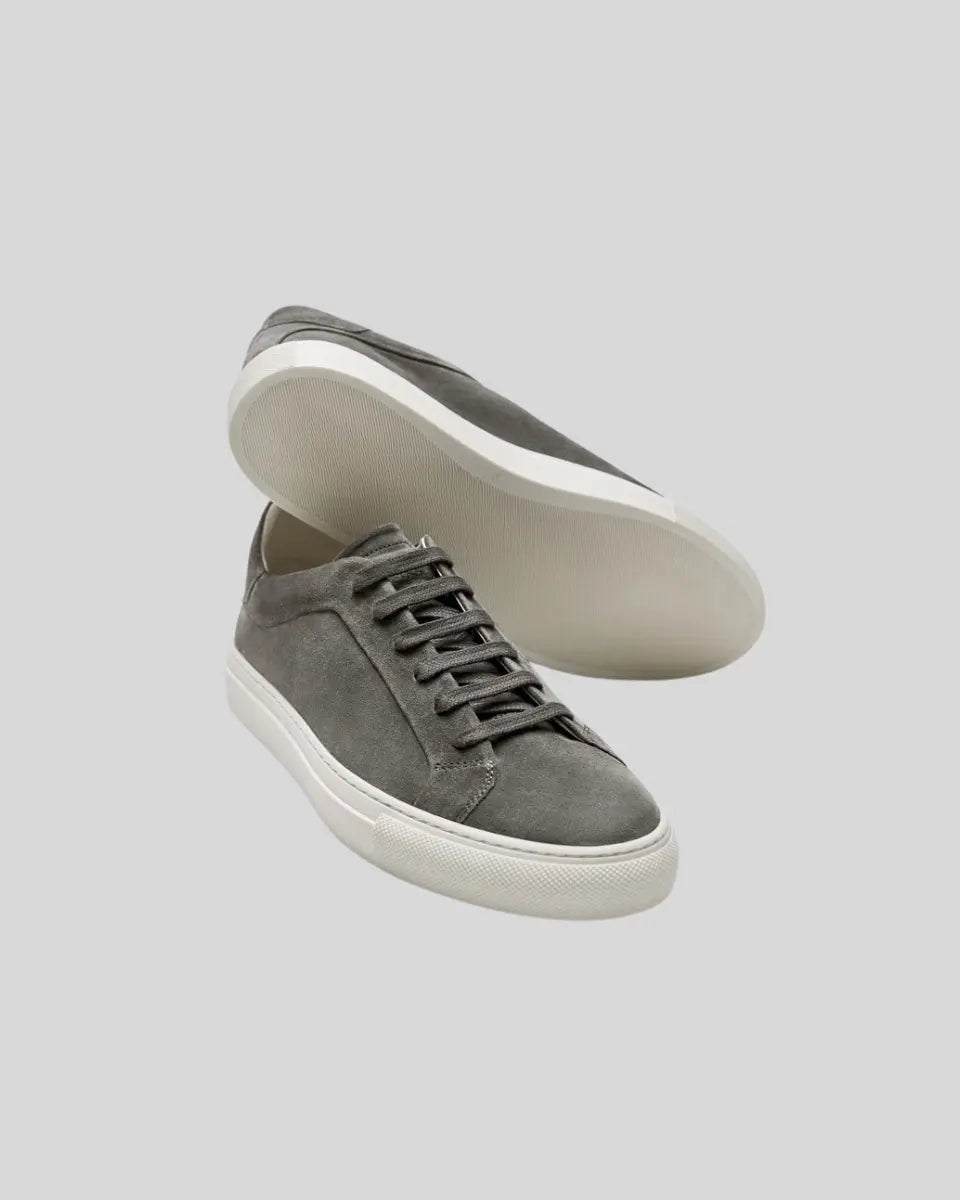Leren Oxford Mørkegrå sneakers