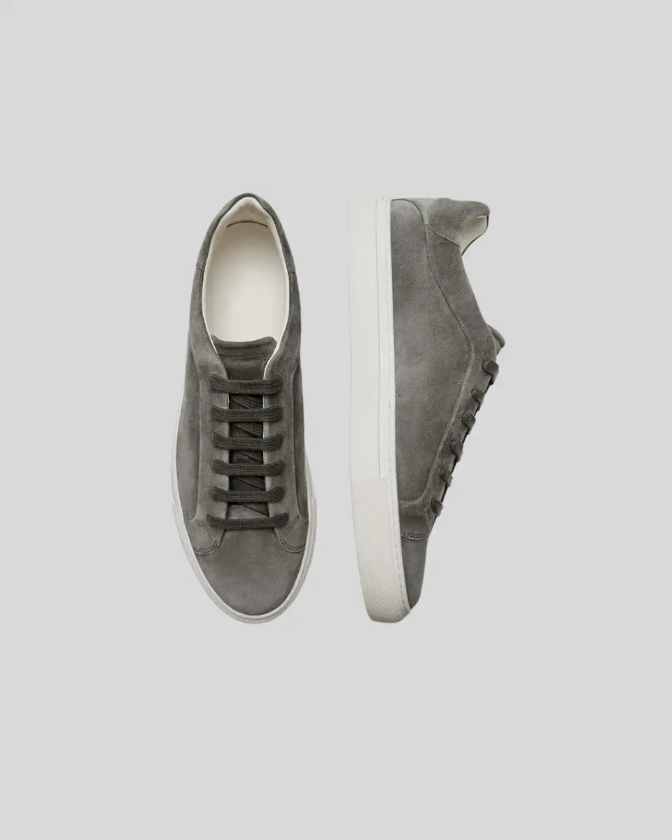 Leren Oxford Mørkegrå sneakers