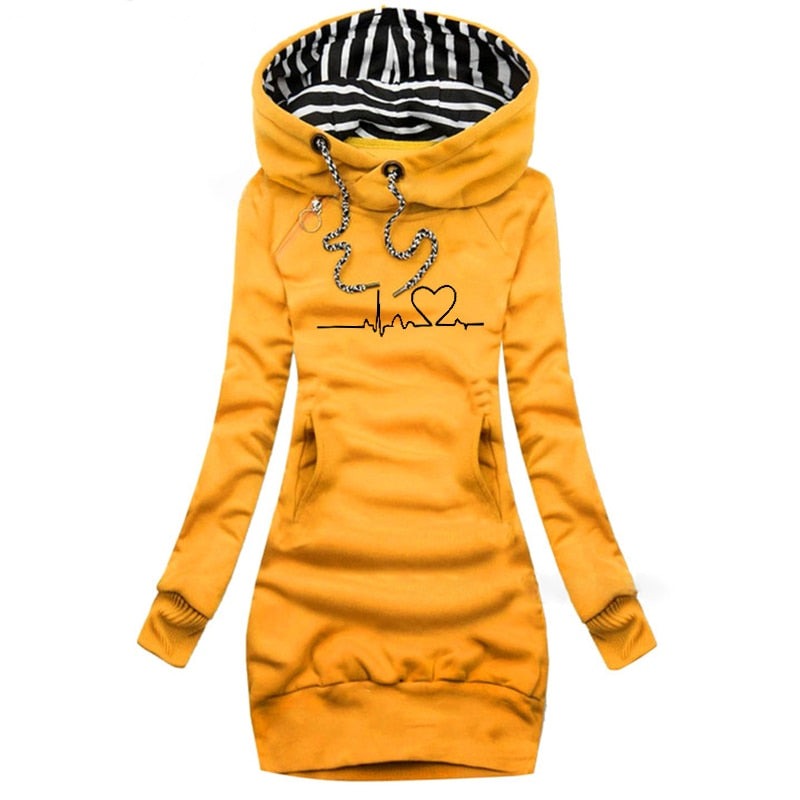 Trendy hoodiekjole til piger til kvinder