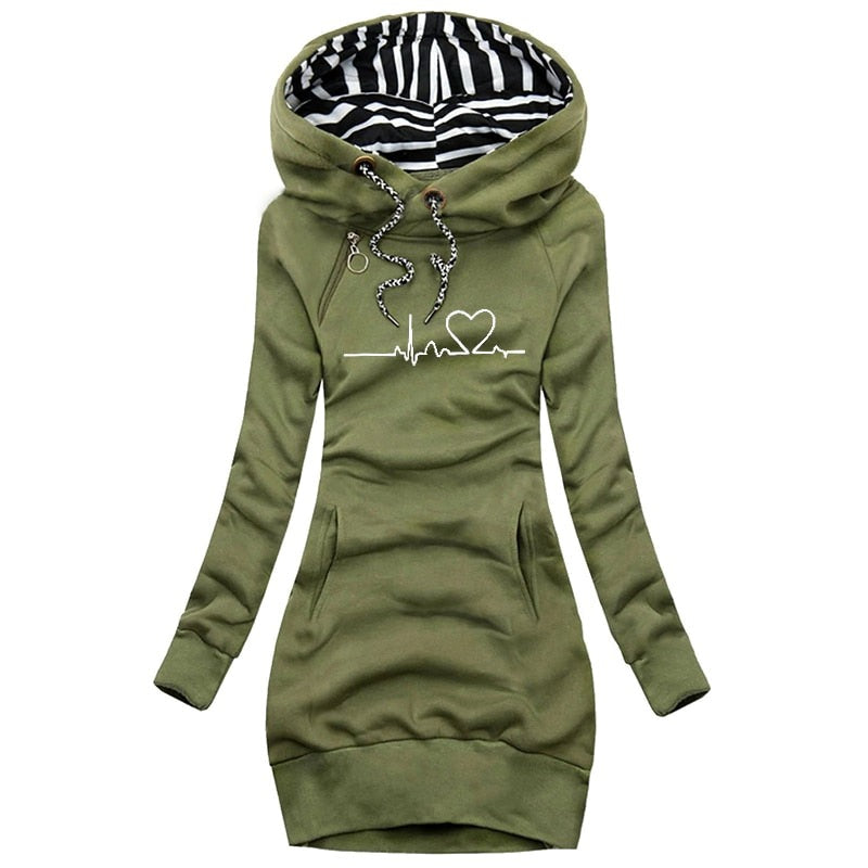 Trendy hoodiekjole til piger til kvinder