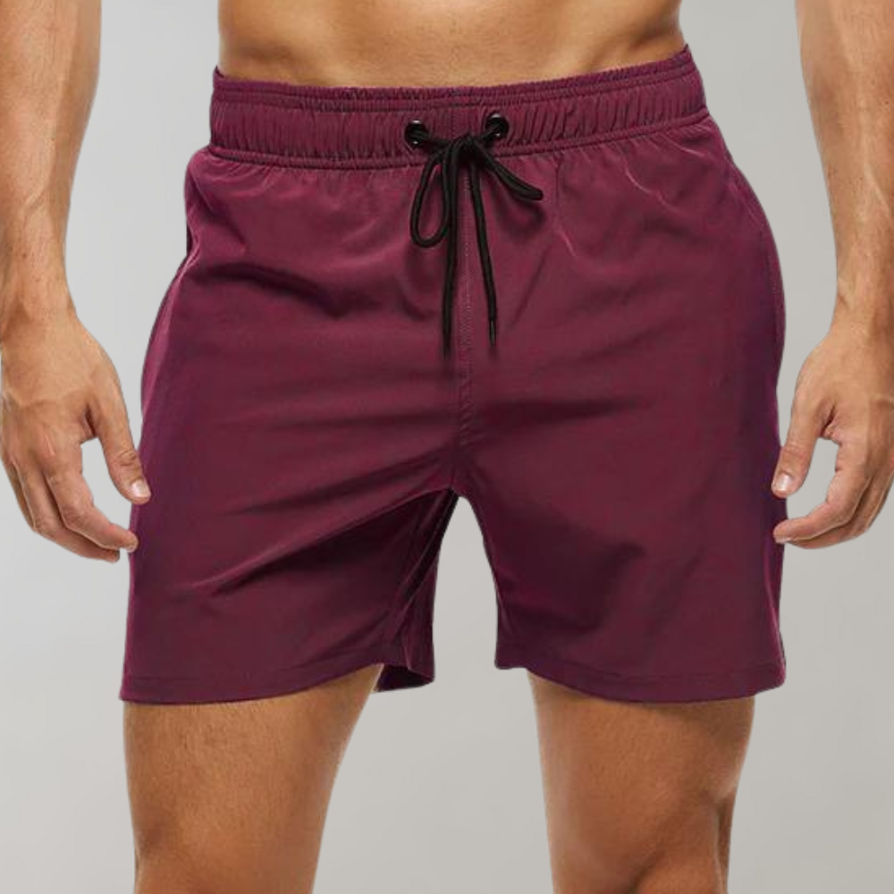 Herreshorts med lynlåslommer