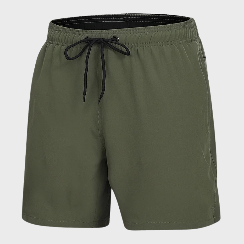 Herreshorts med lynlåslommer