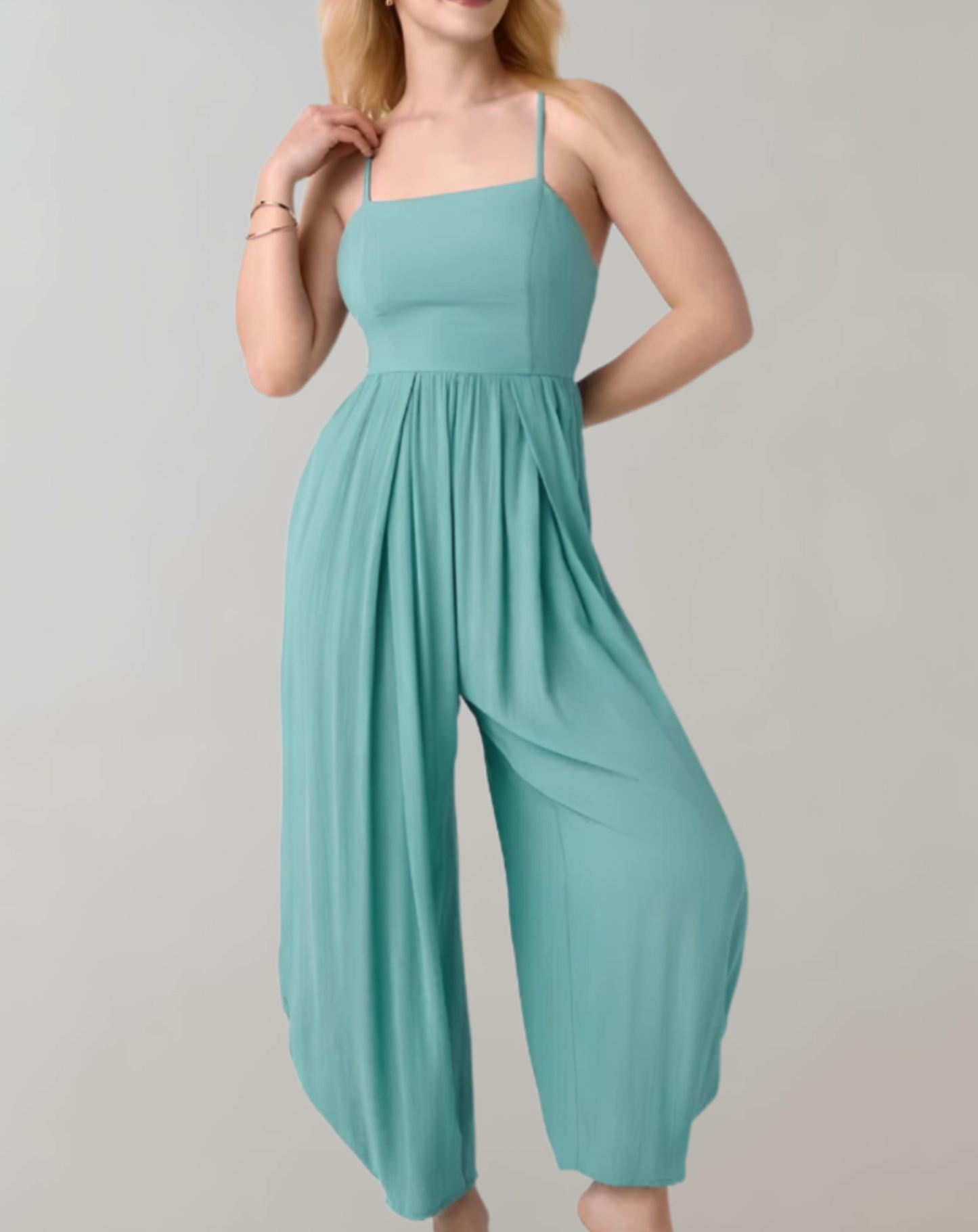 Elegance Jumpsuit med spaghettistropper til kvinder