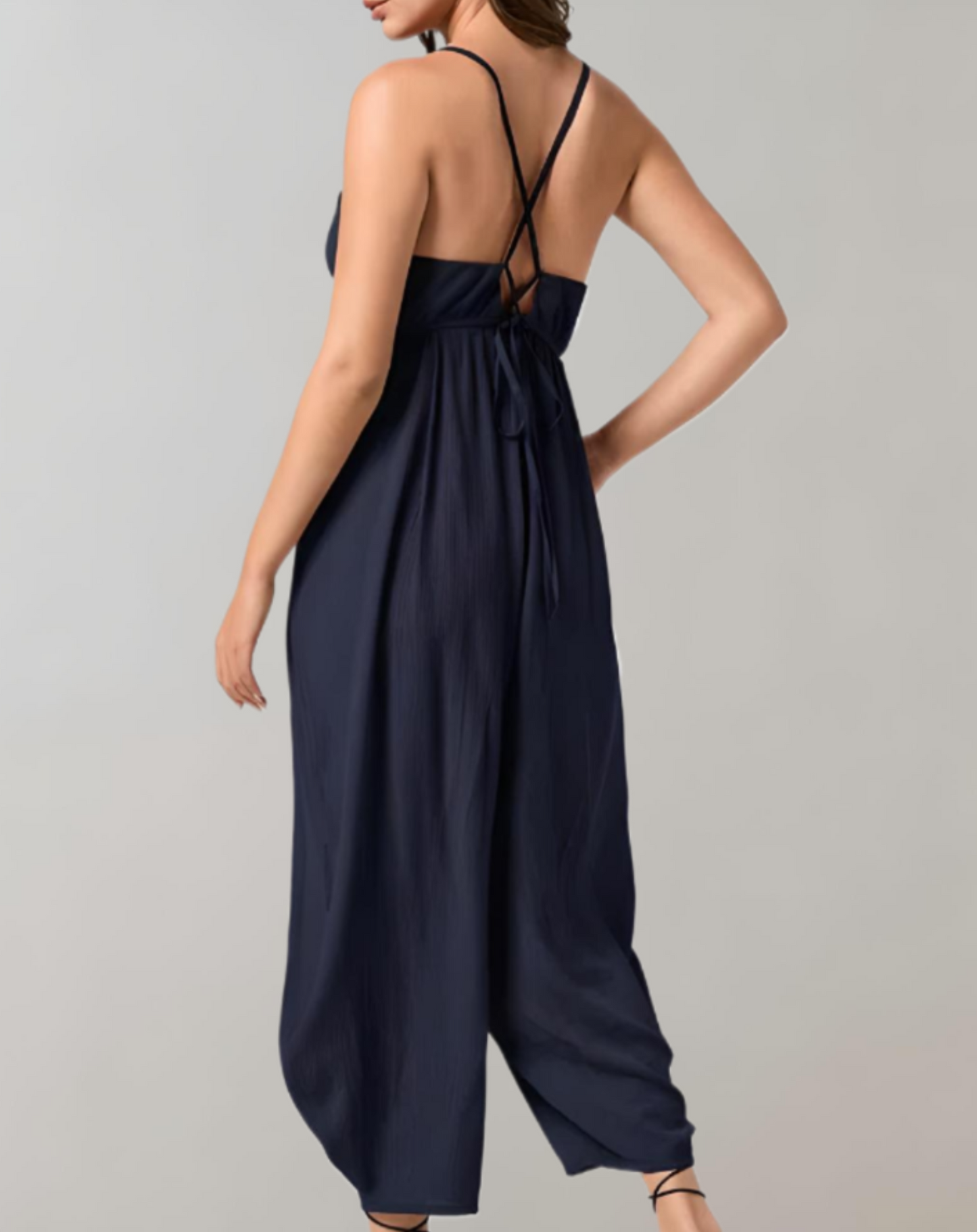 Elegance Jumpsuit med spaghettistropper til kvinder