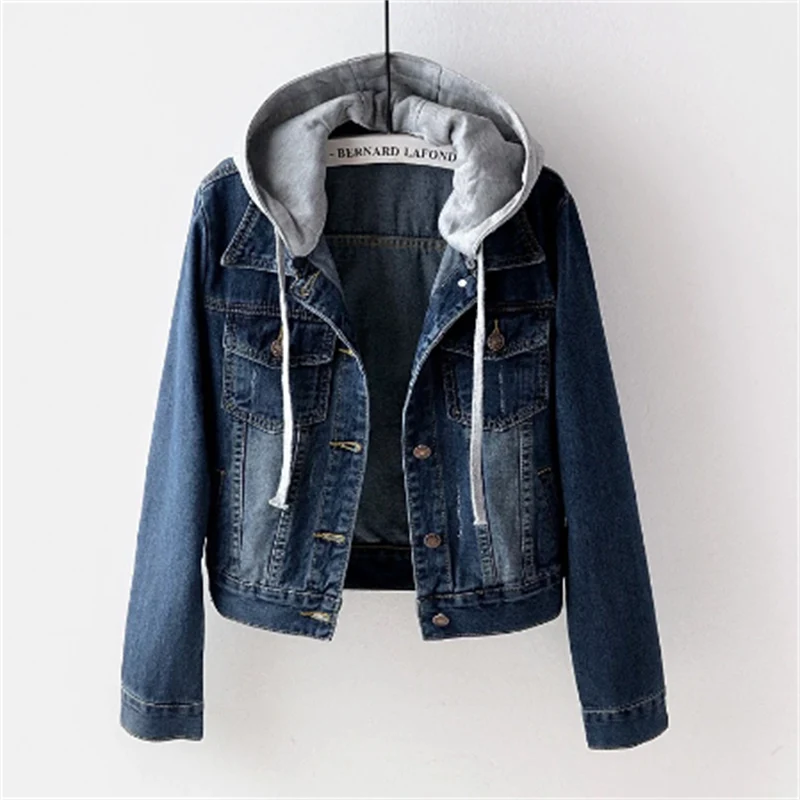Denimjakke med lammefleecestreng