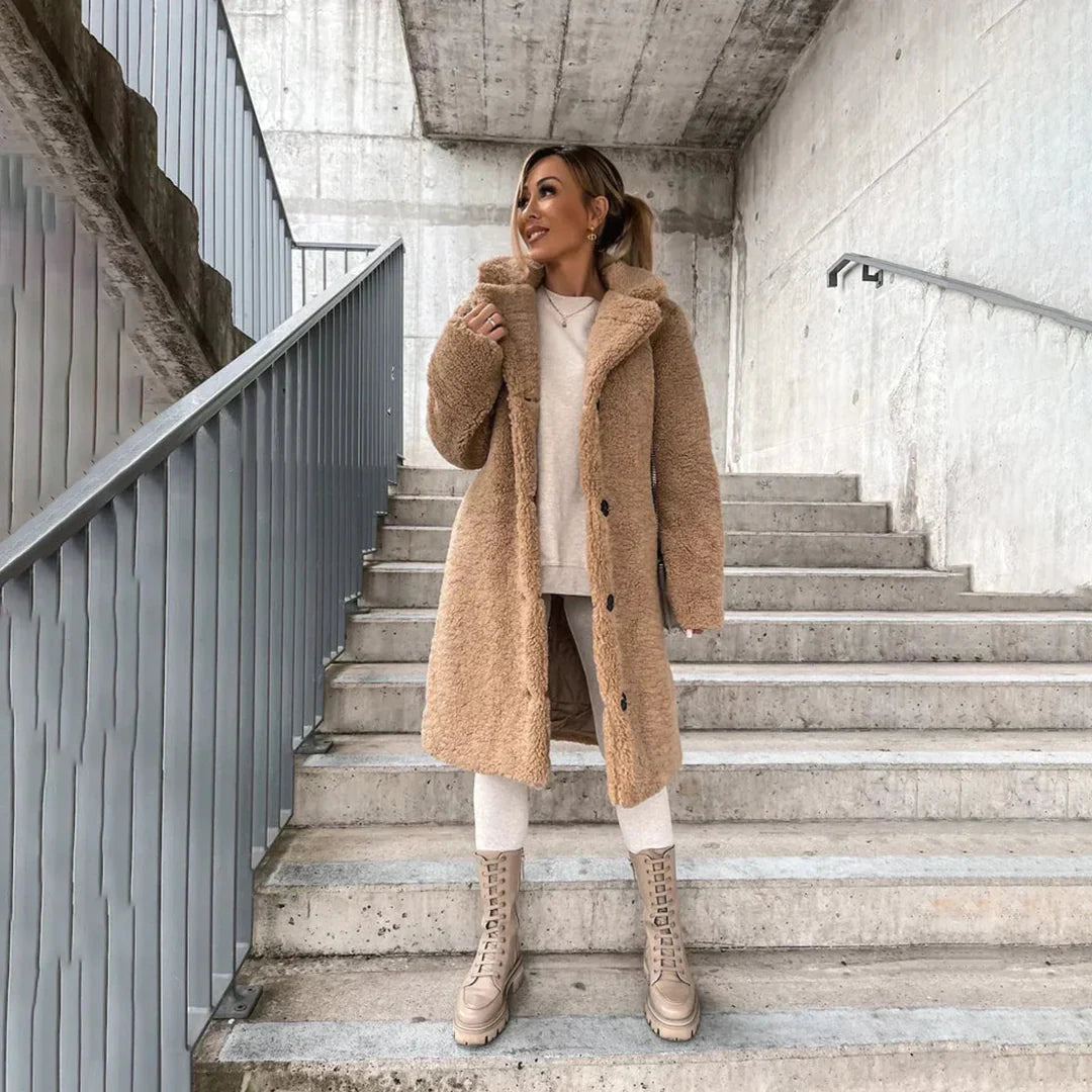 Vinter Teddy Female Casual Coat