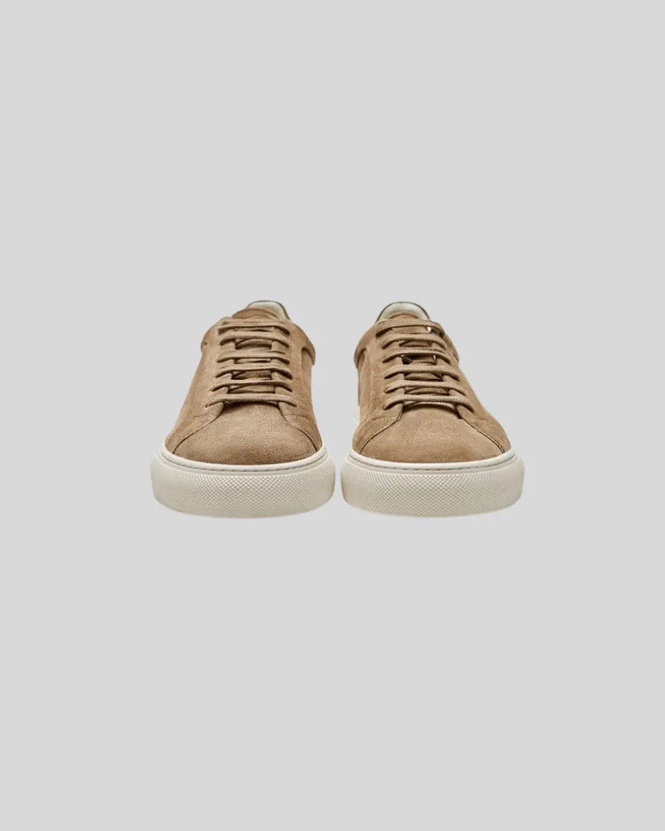 Khaki Oxford-sneakers til mænd