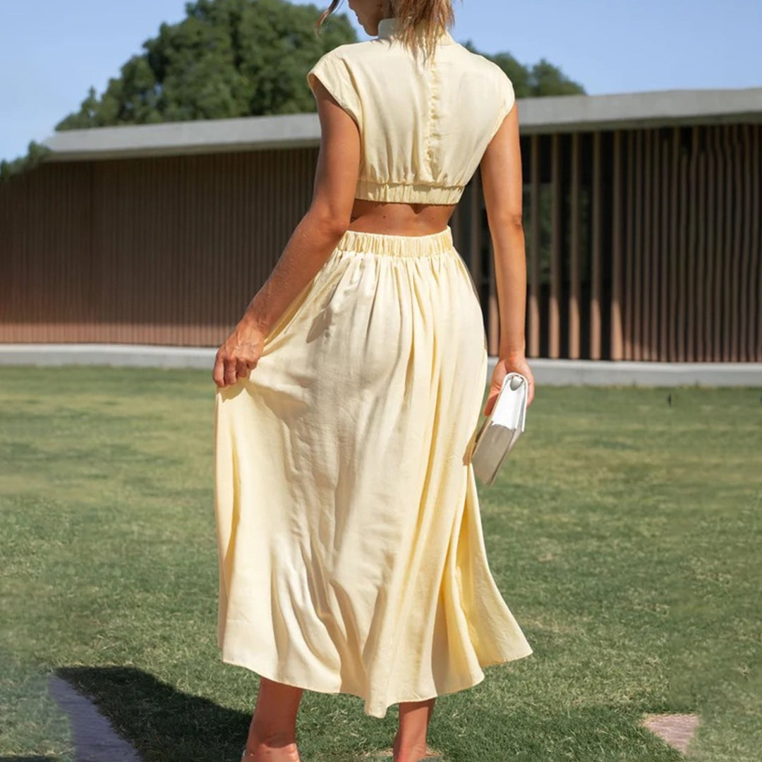 Elegant kjole uden ærmer