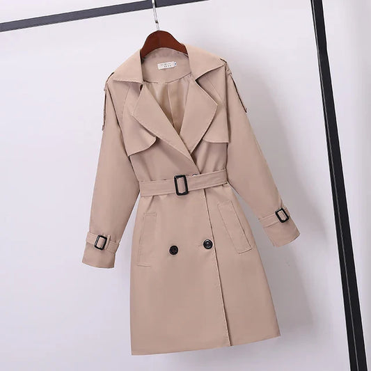 Elegante trenchcoats med bælte til kvinder