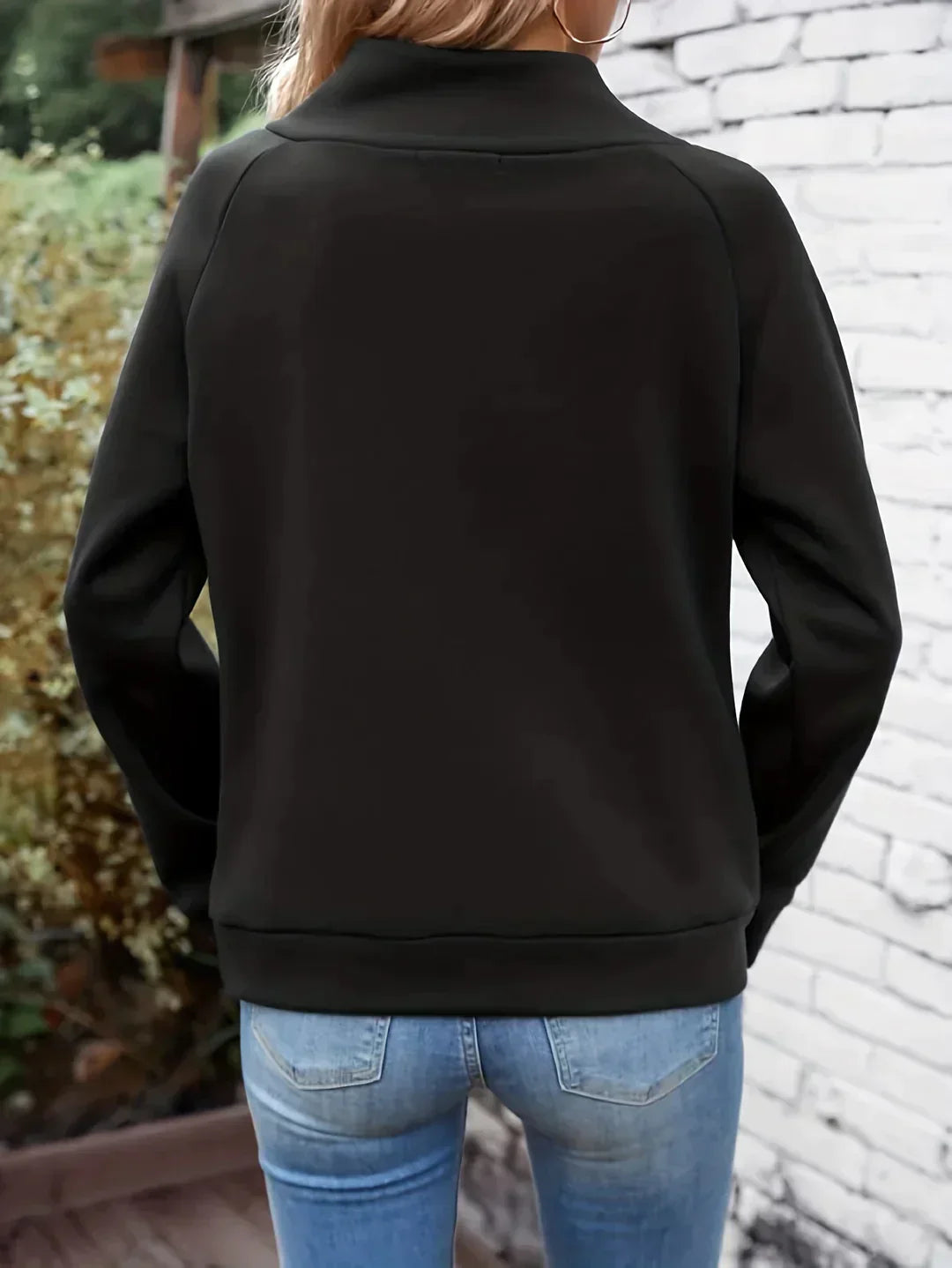 Stilfuld rullekravesweater til kvinder