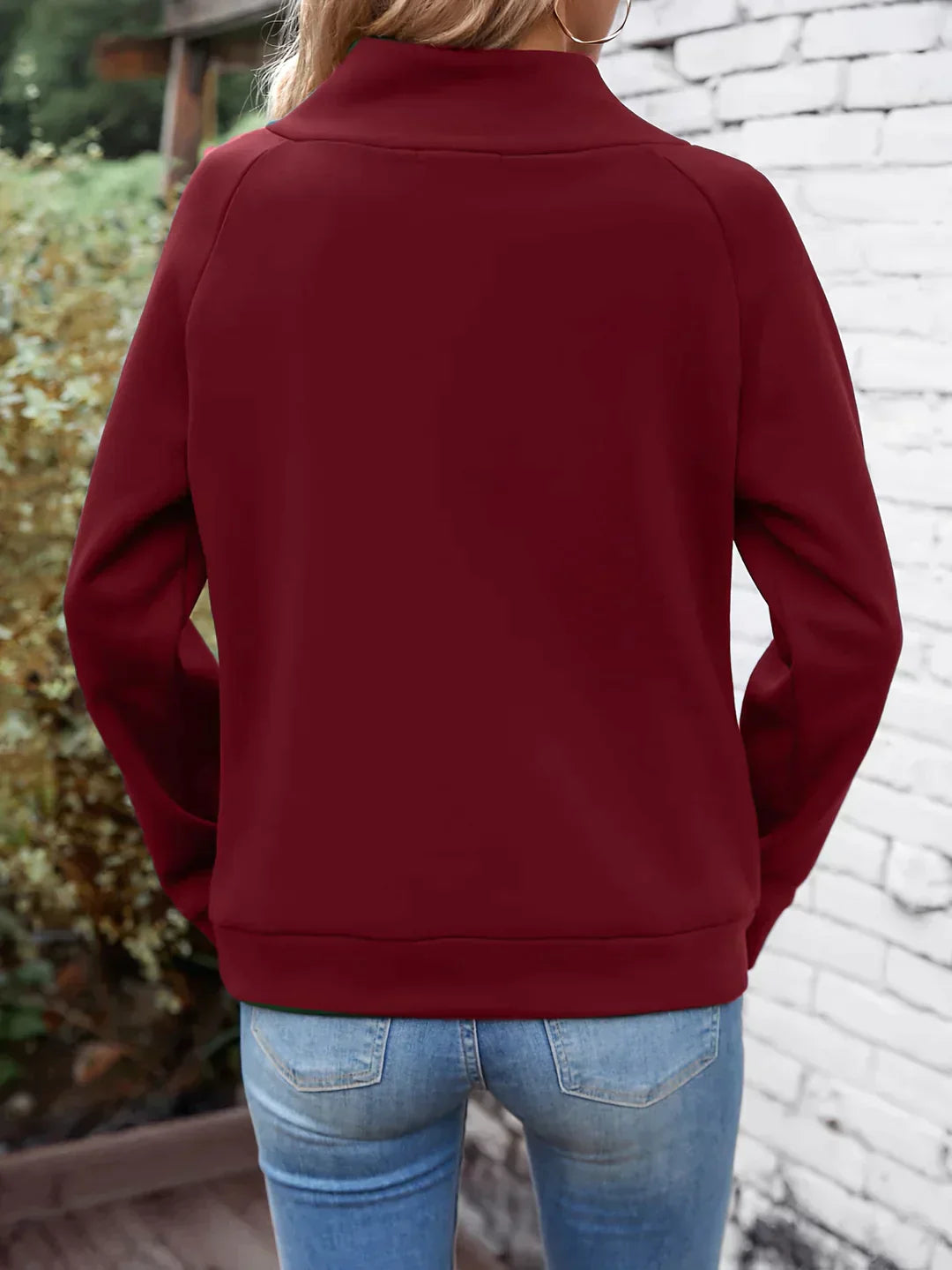 Stilfuld rullekravesweater til kvinder