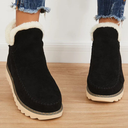 Snesko til kvinder med fleece