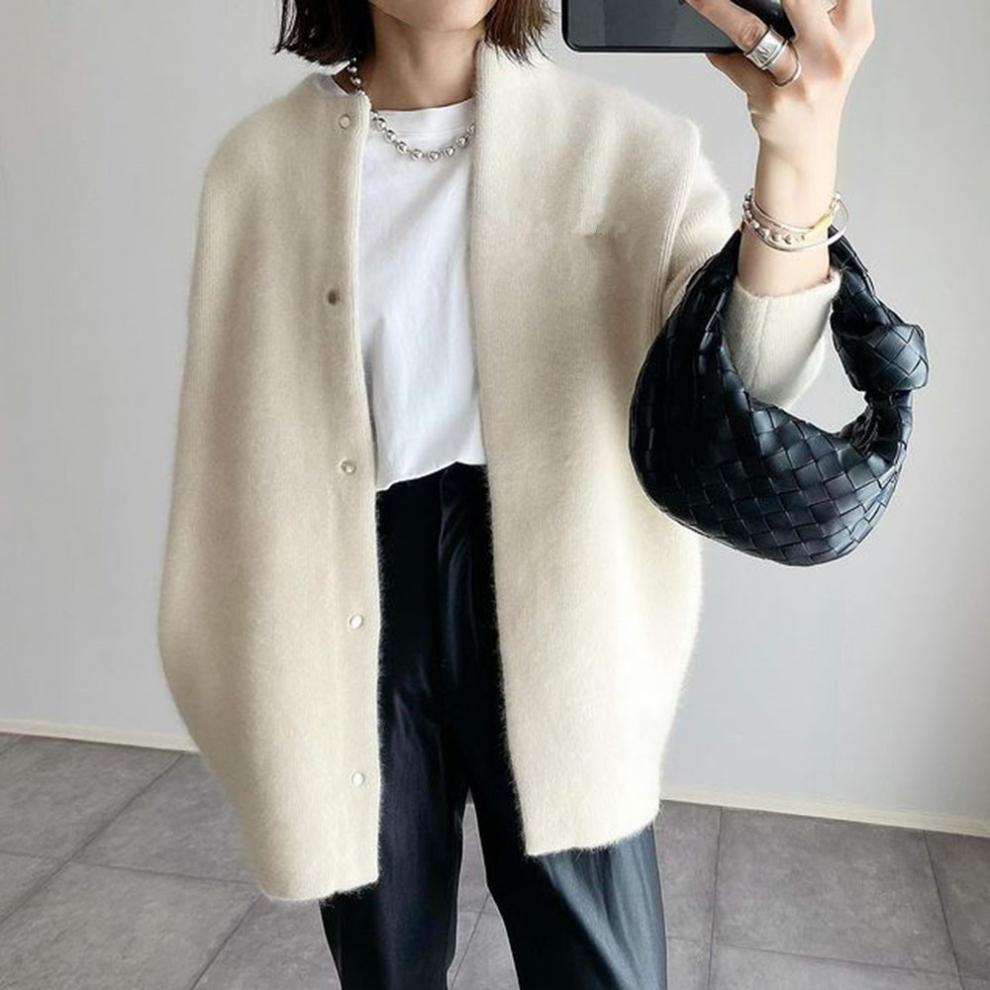 Komfortabel cardigan i uld til damer
