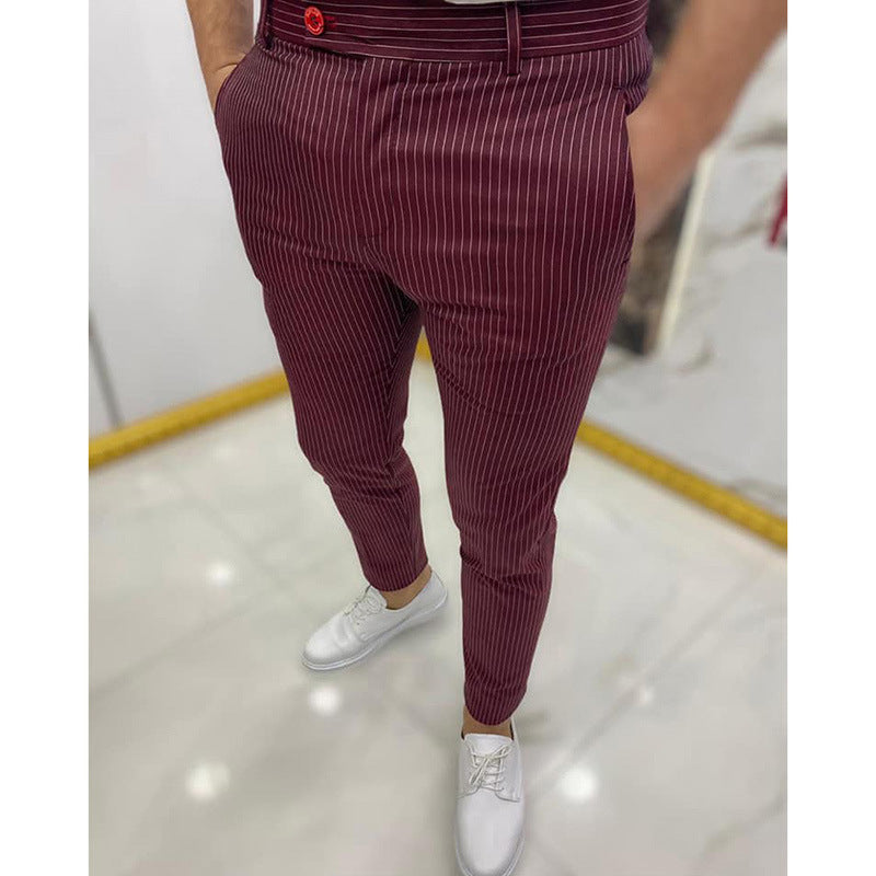 Slim Fit afslappet bukser til mænd