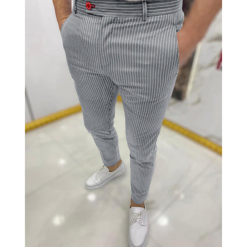 Slim Fit afslappet bukser til mænd
