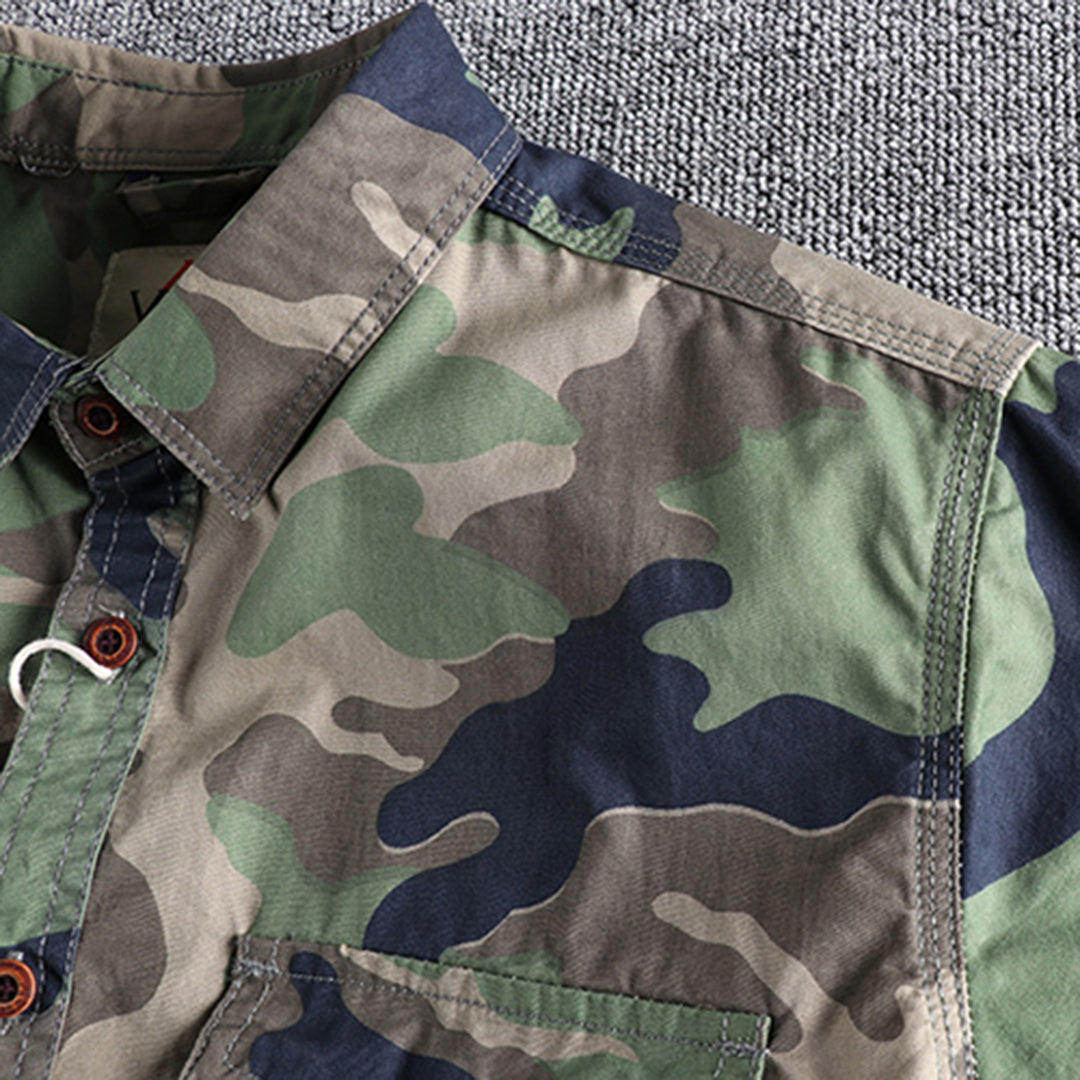 Herre camouflage skjorter