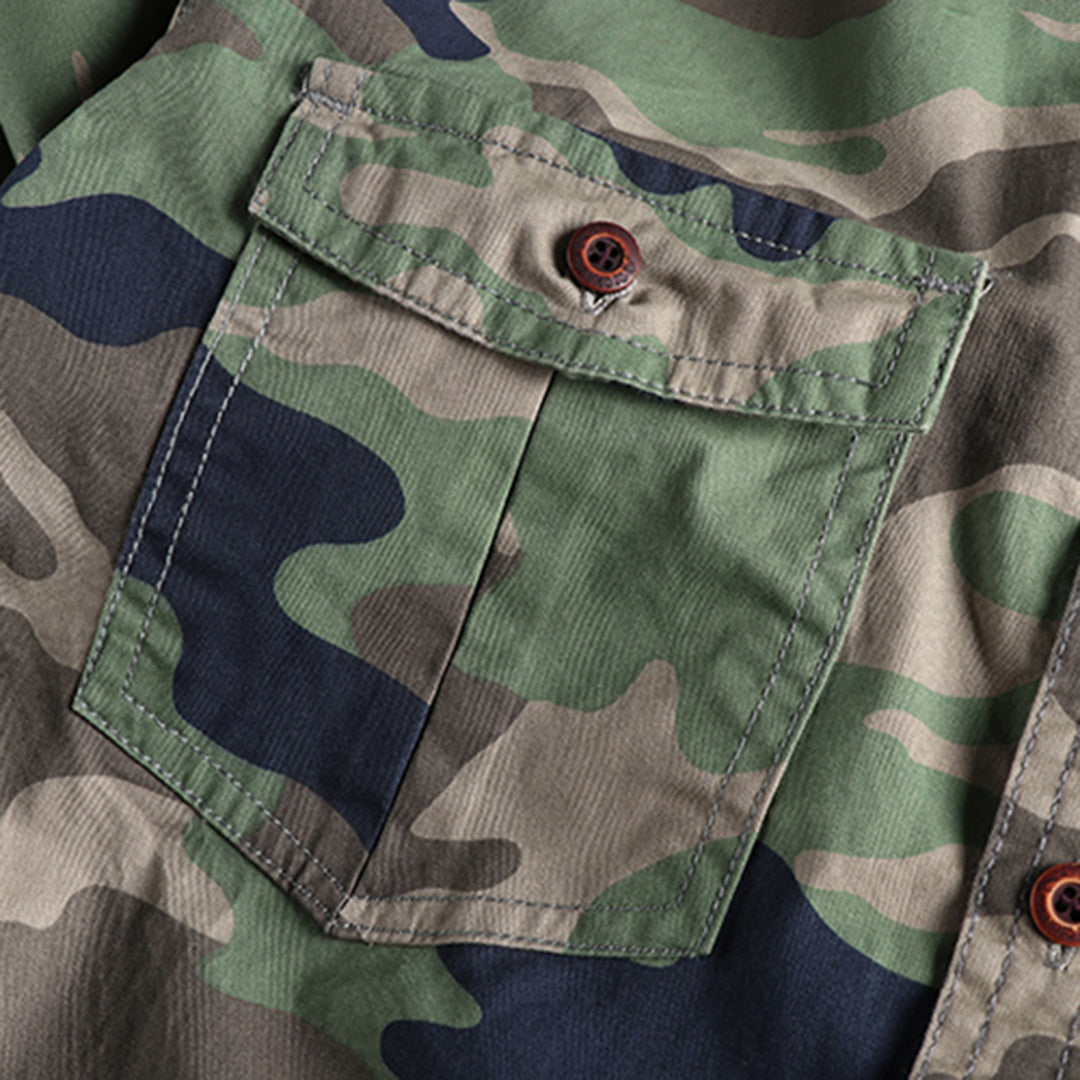 Herre camouflage skjorter