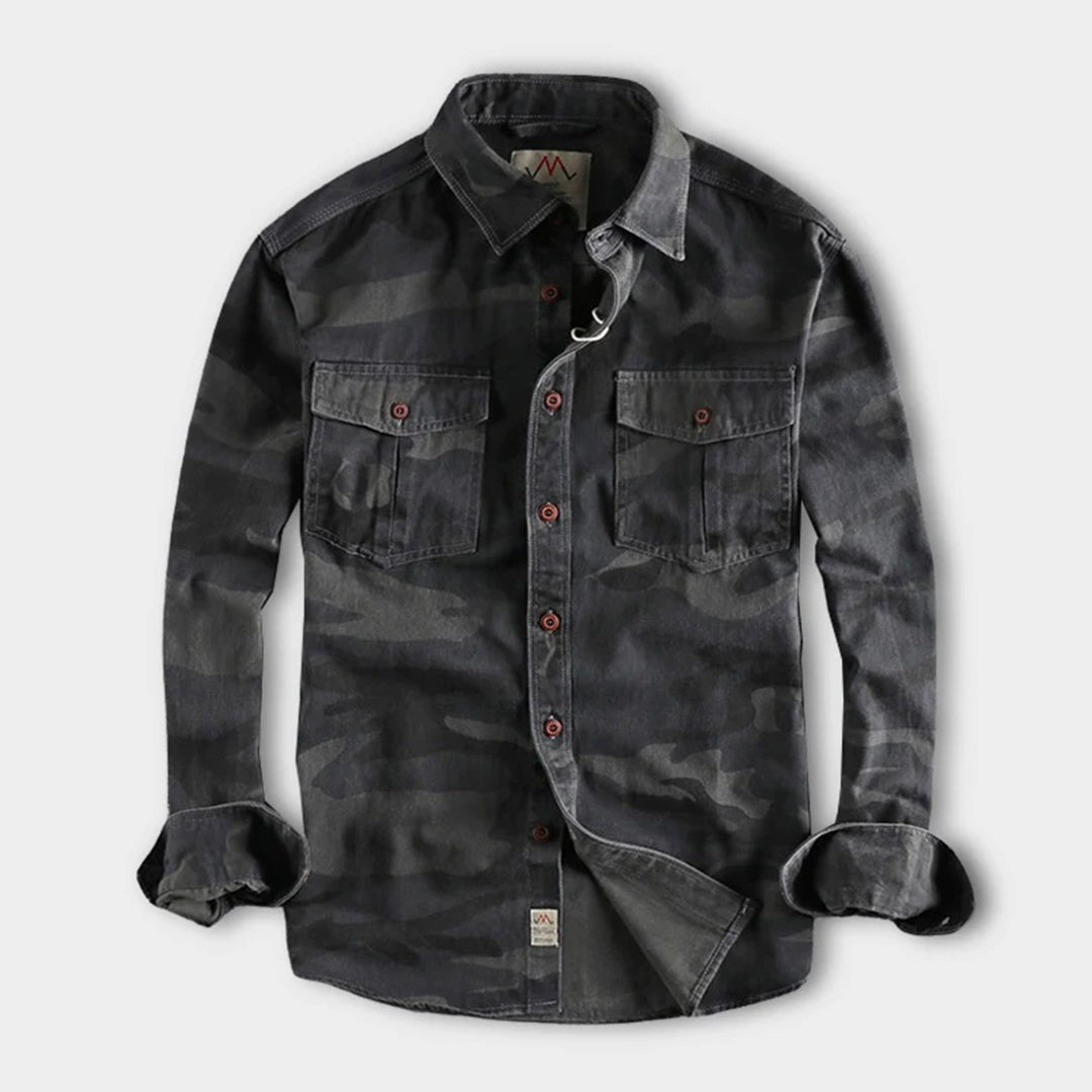 Herre camouflage skjorter