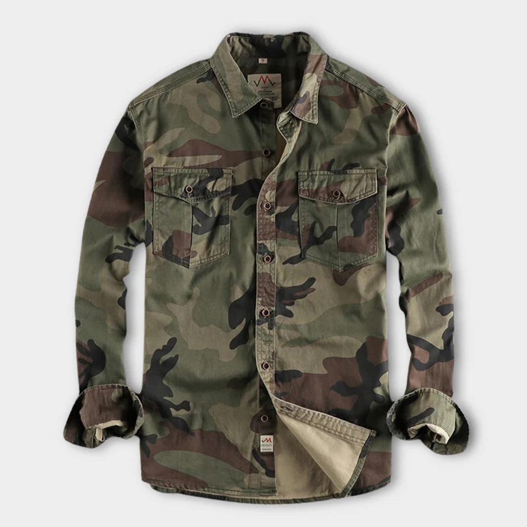 Herre camouflage skjorter