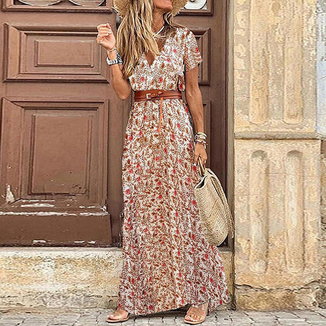 Stilfuld og elegant boho-kjole til kvinder