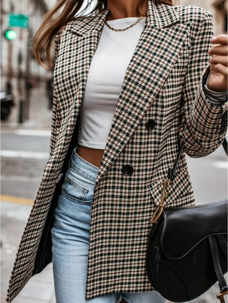 Ubesværet street style Chic blazer