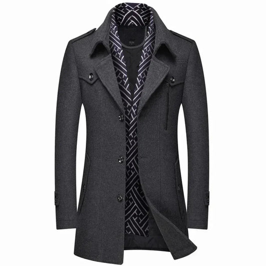 Moderne klassisk trenchcoat til herrer