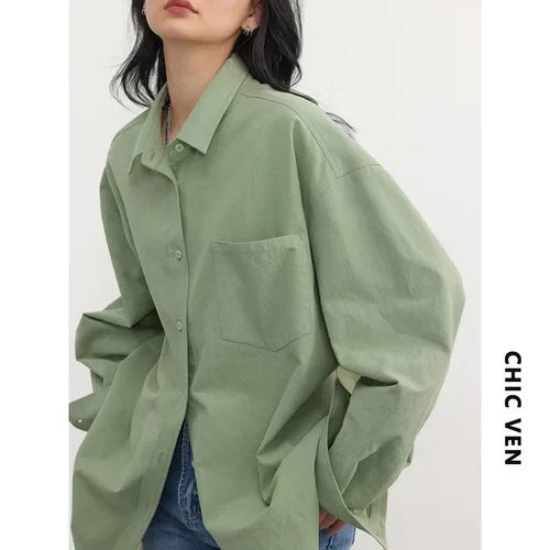 Afslappet oversize-polo til kvinder