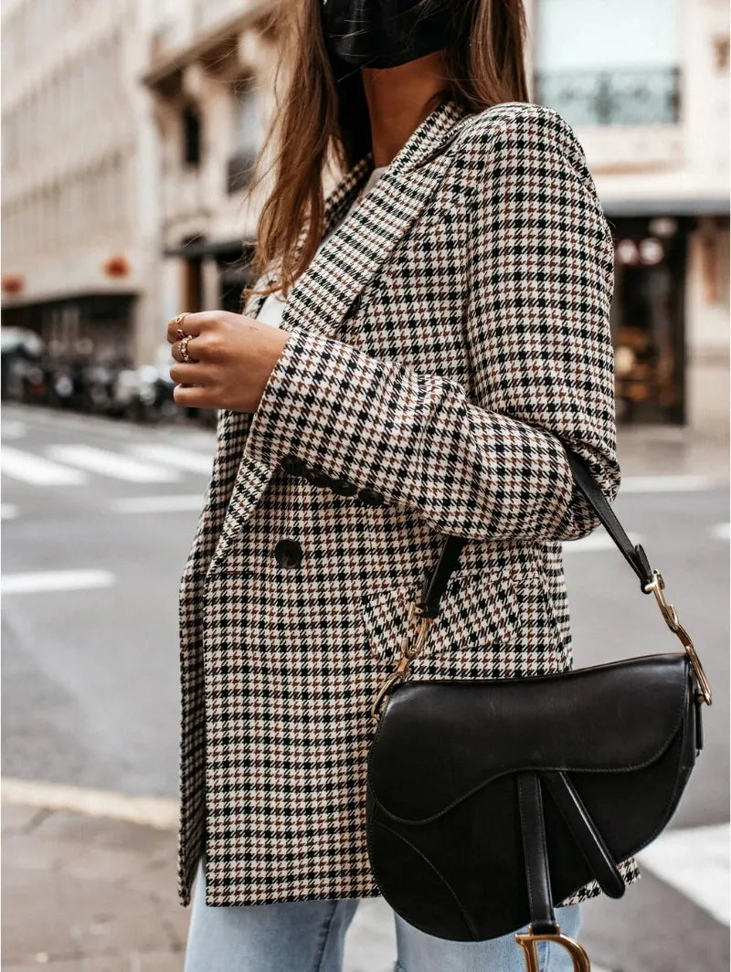 Ubesværet street style Chic blazer