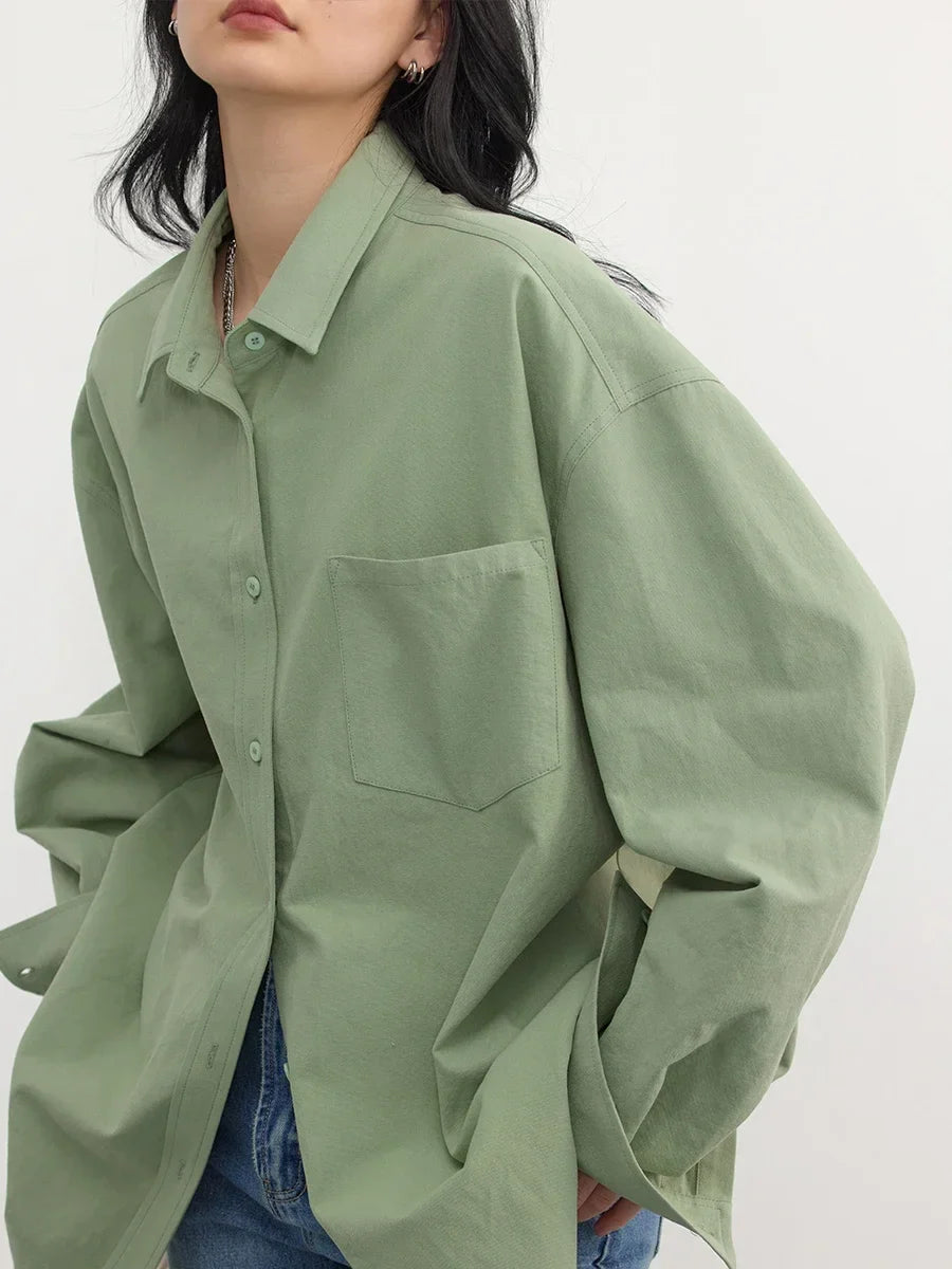 Afslappet oversize-polo til kvinder