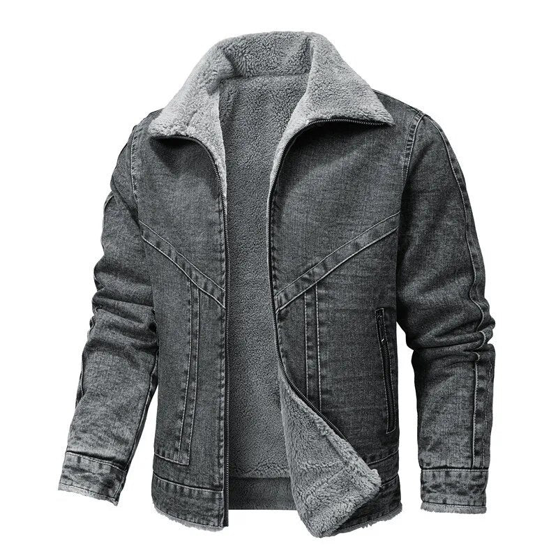 Denim Outdoor-jakke til mænd