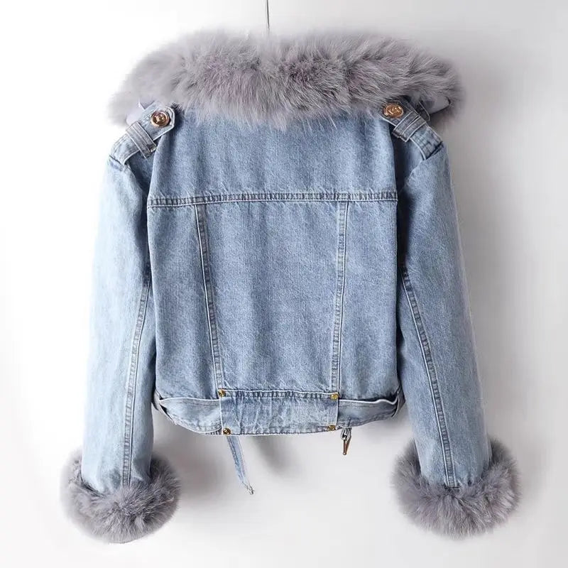 Elegant denimjakke til kvinder