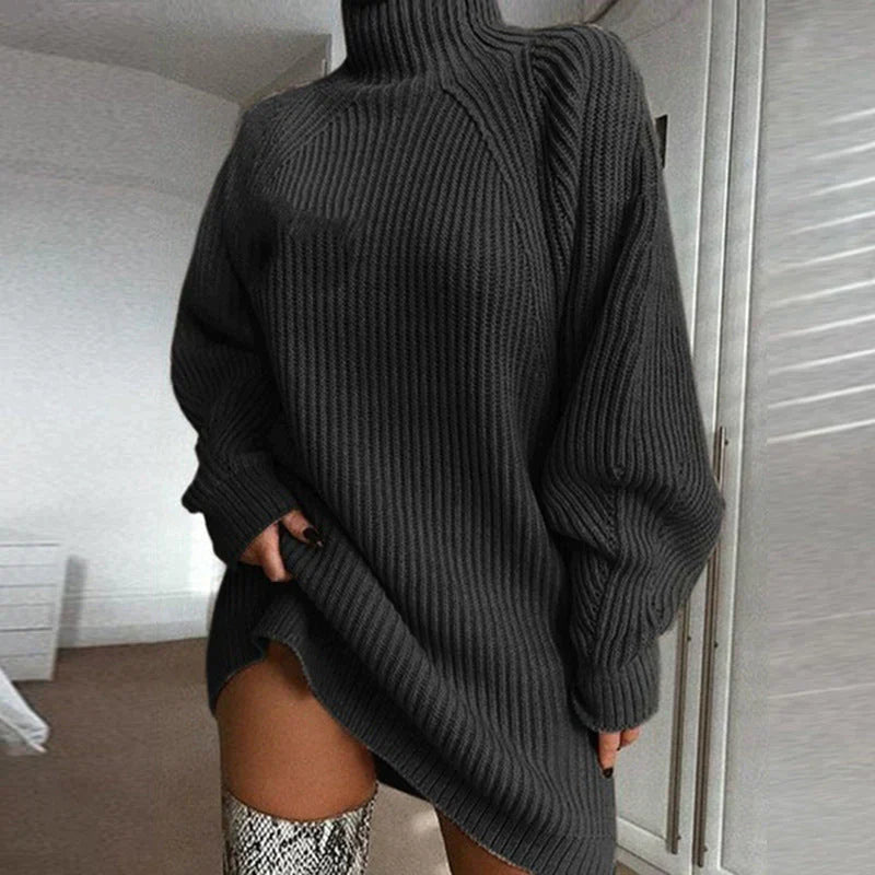 Oversized strikket sweater til kvinder