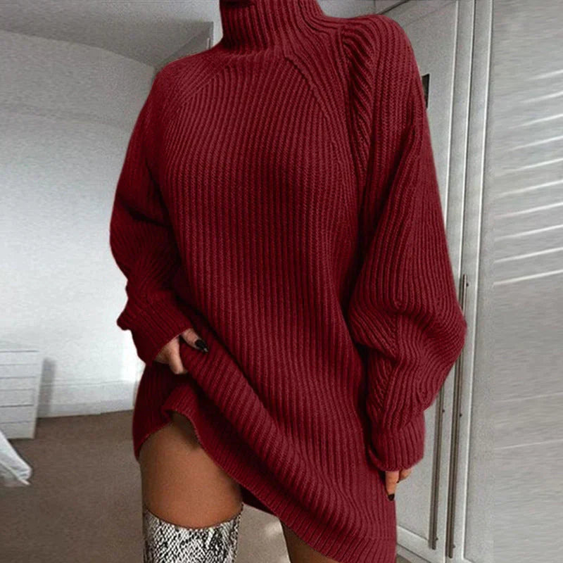 Oversized strikket sweater til kvinder