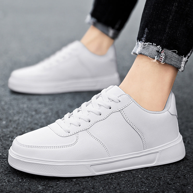 Moderigtige læder-sneakers til mænd