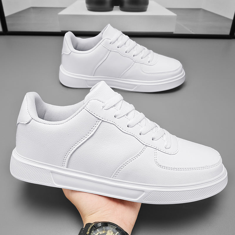 Moderigtige læder-sneakers til mænd