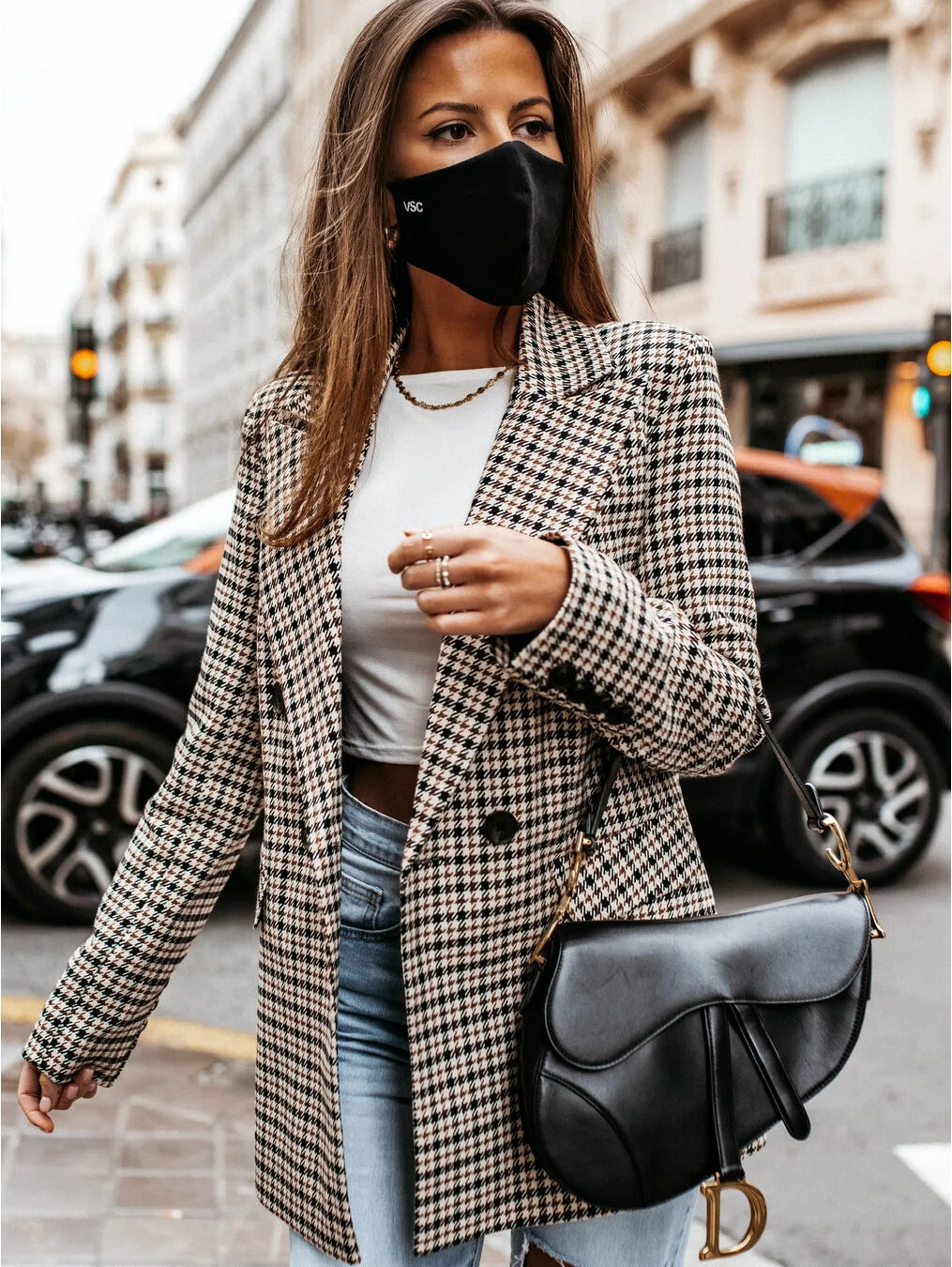 Ubesværet street style Chic blazer