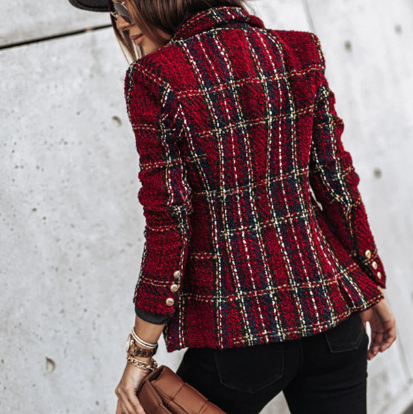 Chic ternet blazer til kvinder