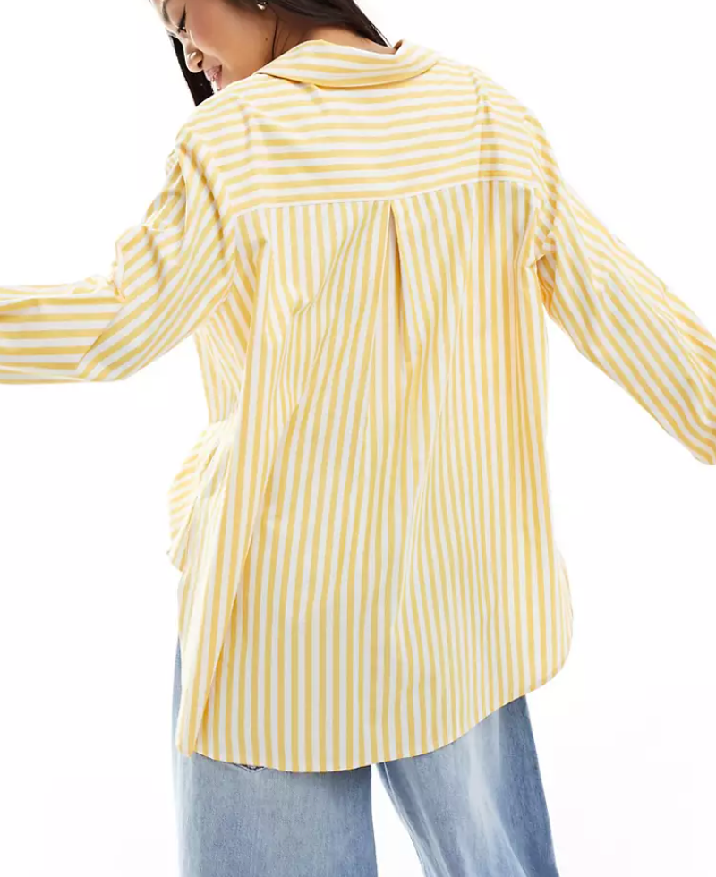 Kvindetoppe Loose Fit stribet top