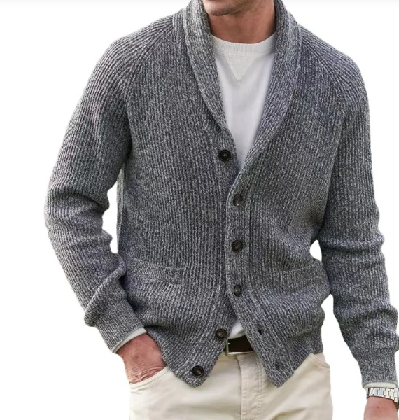 Strikket Cardigan til mænd