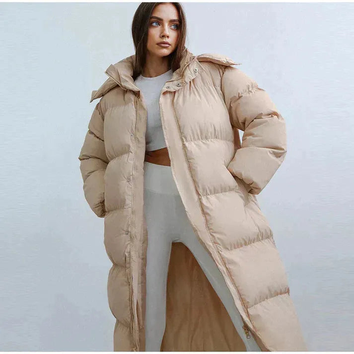 Plus Size tyk jakke