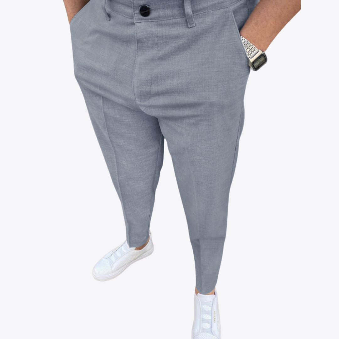 Slim Fit afslappet bukser til mænd