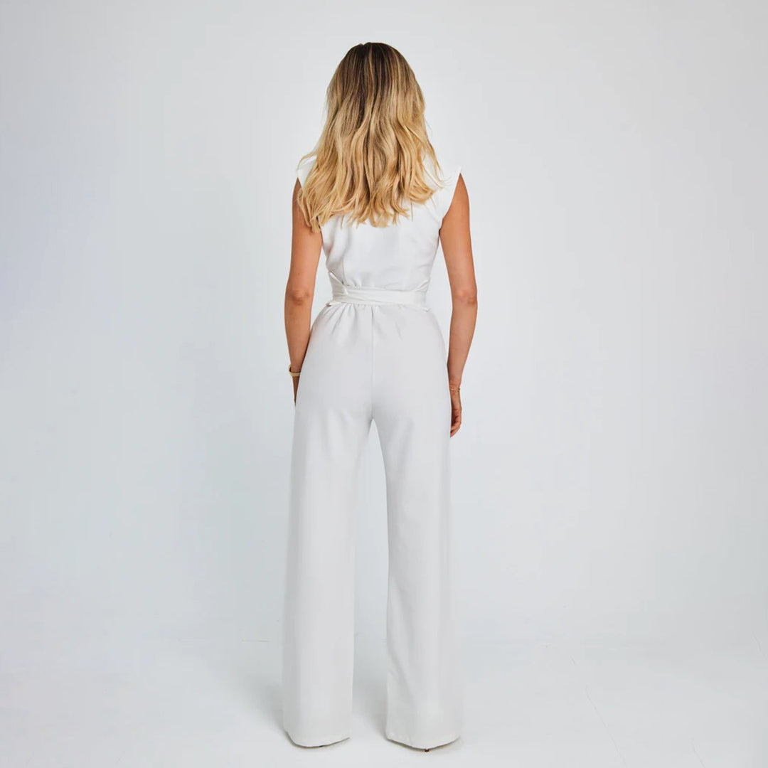 Elegant ærmeløs jumpsuit