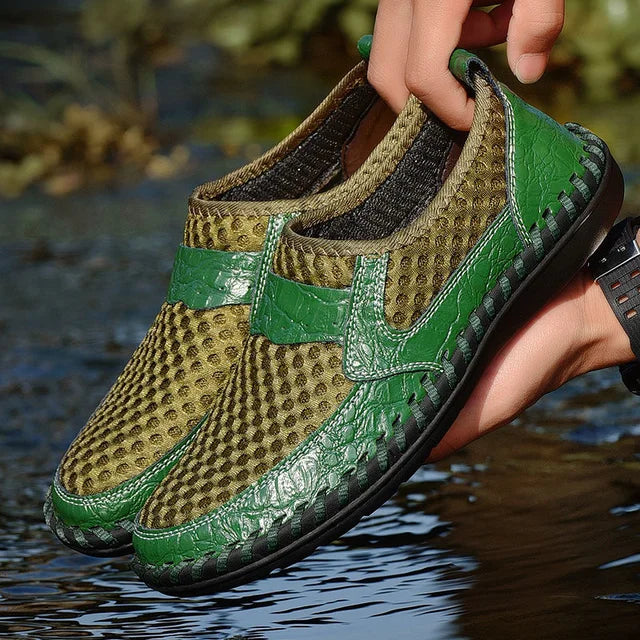 Åndbare loafers til mænd