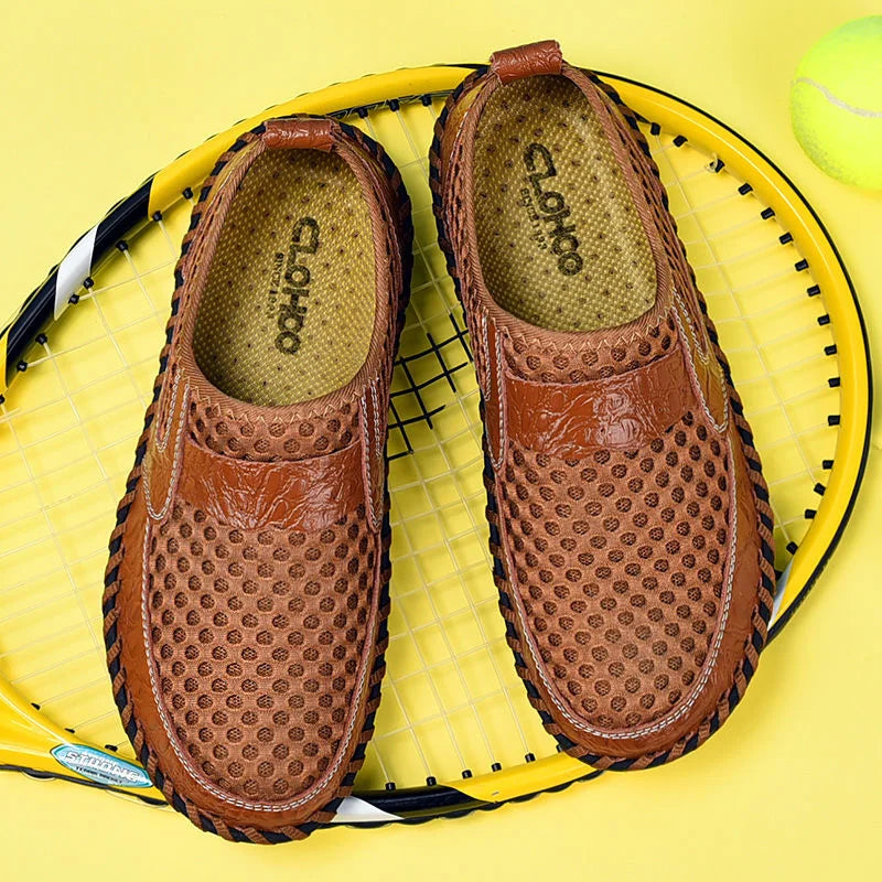 Åndbare loafers til mænd