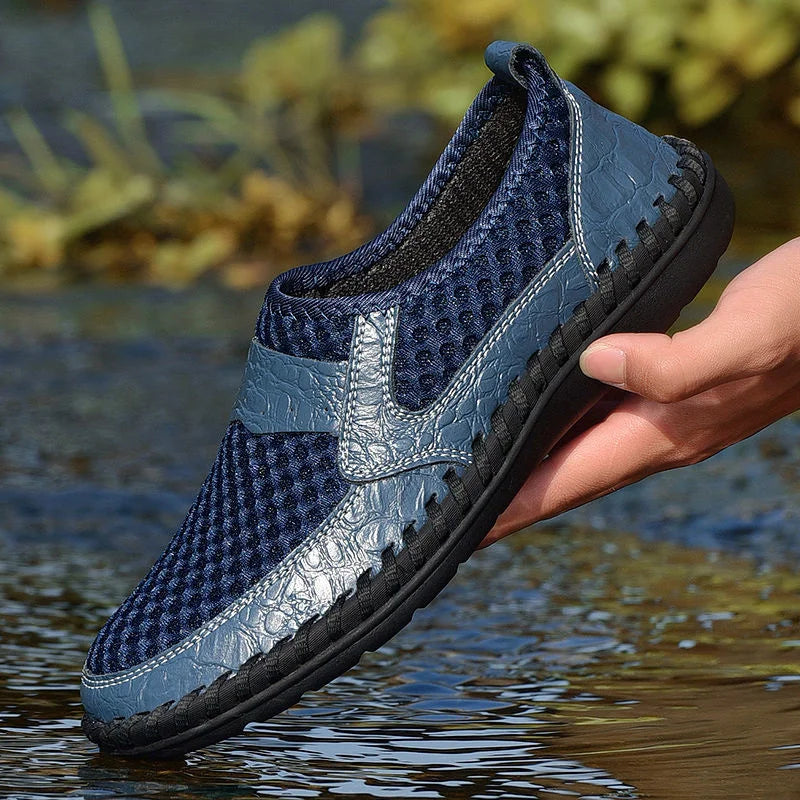 Åndbare loafers til mænd